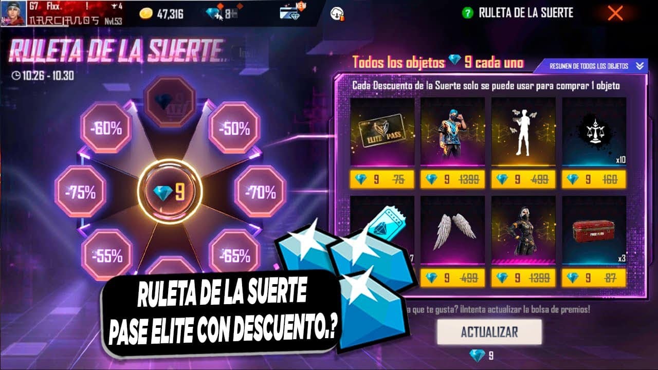 descubre cuantos diamantes necesitas para obtener el pase elite en free fire guia completa
